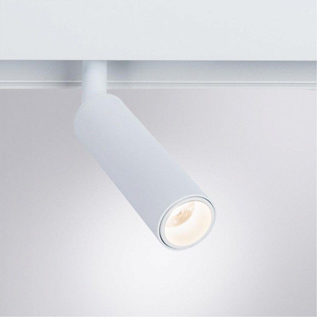 Трековый светодиодный светильник Arte Lamp Linea A4670PL-1WH фото 3