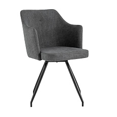 Кухонный стул Stool Group Слинг вращающийся серый шенилл DC-99005 RH309-27
