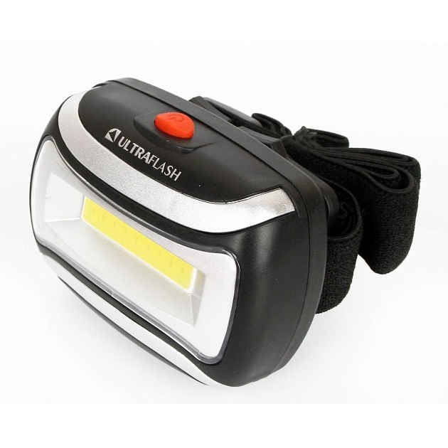Налобный светодиодный фонарь Ultraflash Headlite от батареек 70х50 100 лм LED5380 12870 фото 