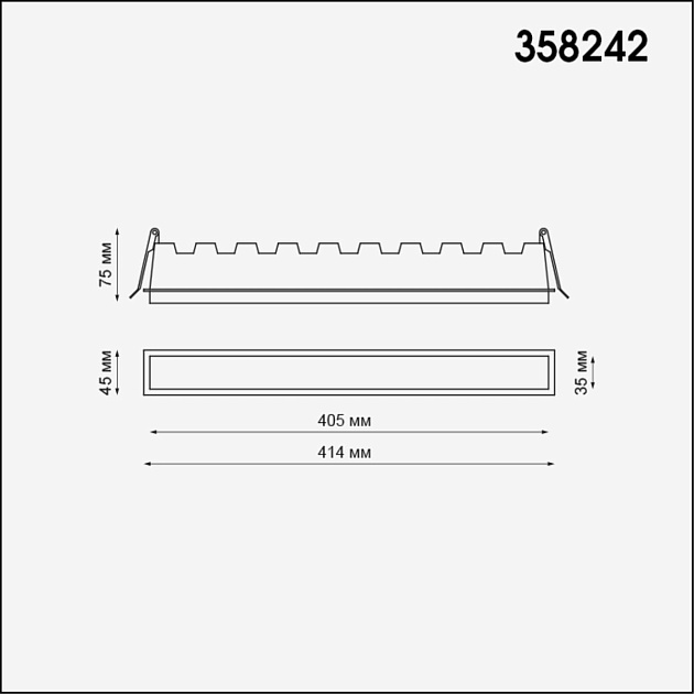 Встраиваемый светодиодный светильник Novotech Spot Hielo 358242 Фото № 2