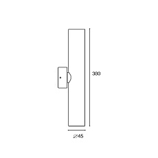Настенный светильник Italline IT02-026 black 3000K 1
