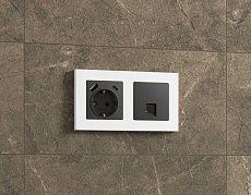 Лицевая панель розетки AMBRELLA VOLT AP9120 1