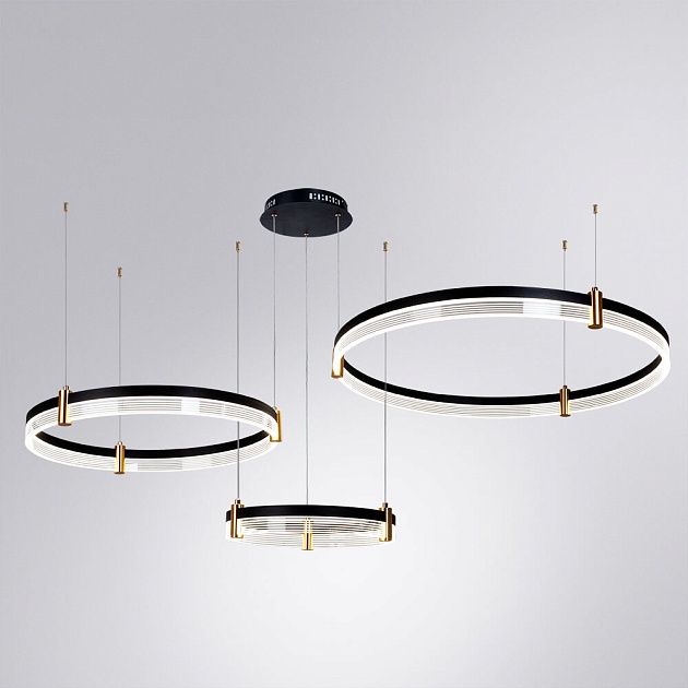 Подвесной светодиодный светильник Arte Lamp Mercury A2185SP-3BK изображение 2 Подвесной светодиодный светильник Arte Lamp Mercury A2185SP-3BK Фото № 2