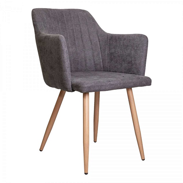 Кресло AksHome Brit темно-серый, ткань 63398 изображение 1 Кресло AksHome Brit темно-серый, ткань 63398 Фото № 1