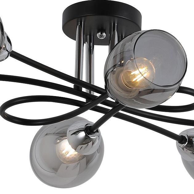 Потолочная люстра Illumico IL8263-6COU-79 BK CR Фото № 2