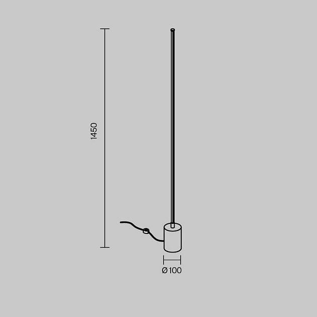 Торшер Maytoni Flow MOD147FL-L20BK1 изображение 2 Торшер Maytoni Flow MOD147FL-L20BK1 Фото № 2