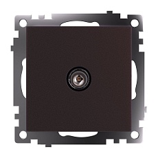 ТВ-розетка RJ-45 Stekker Катрин шоколад GLS00-7108-04 49024 1