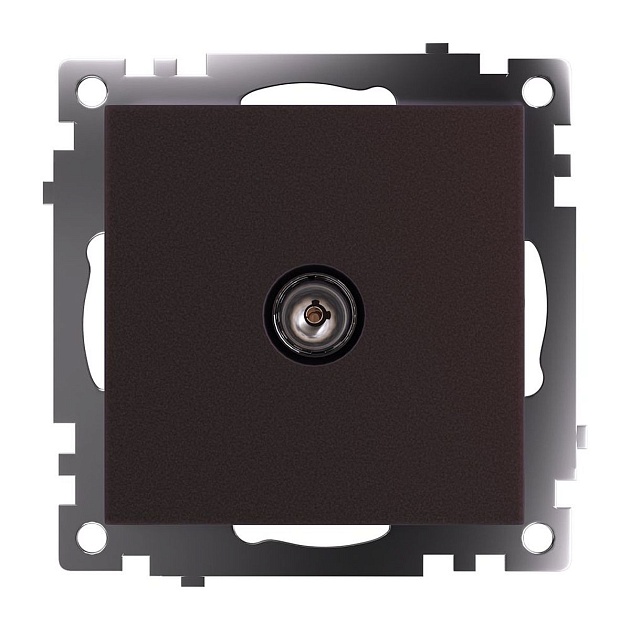 ТВ-розетка RJ-45 Stekker Катрин шоколад GLS00-7108-04 49024 Фото № 2