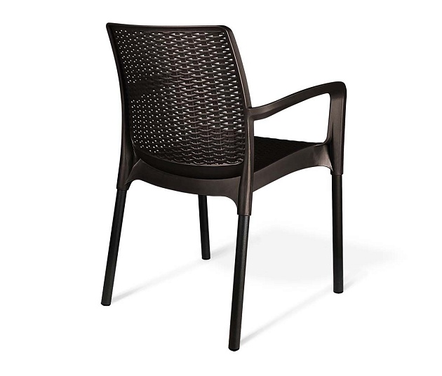 Садовое кресло Sheffilton SHT-S68 черно-коричневый/черный муар 4803229203 фото 4