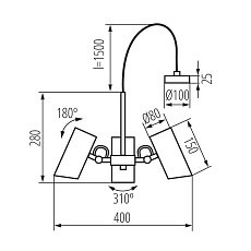 Подвесной светильник Kanlux AGZAR C 3xE14 B 36252 3