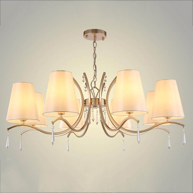 Подвесная люстра Crystal Lux Renata SP8 Gold Фото № 2