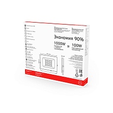 Прожектор светодиодный Gauss Elementary Промо 100W 6500К 613100100P 3