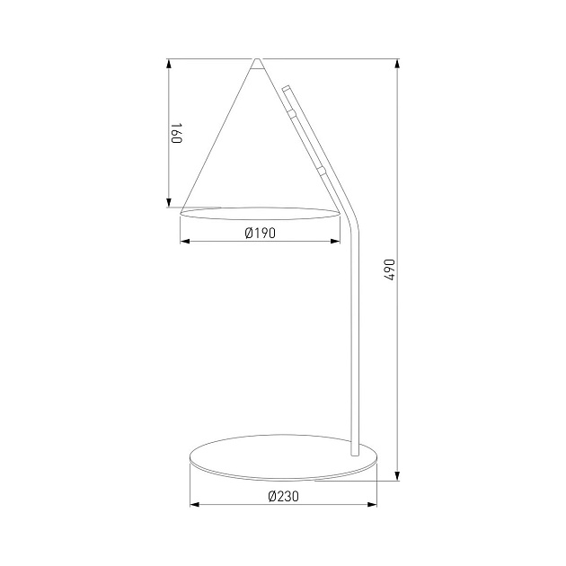 Настольная лампа TK Lighting 16009 Cono Фото № 2