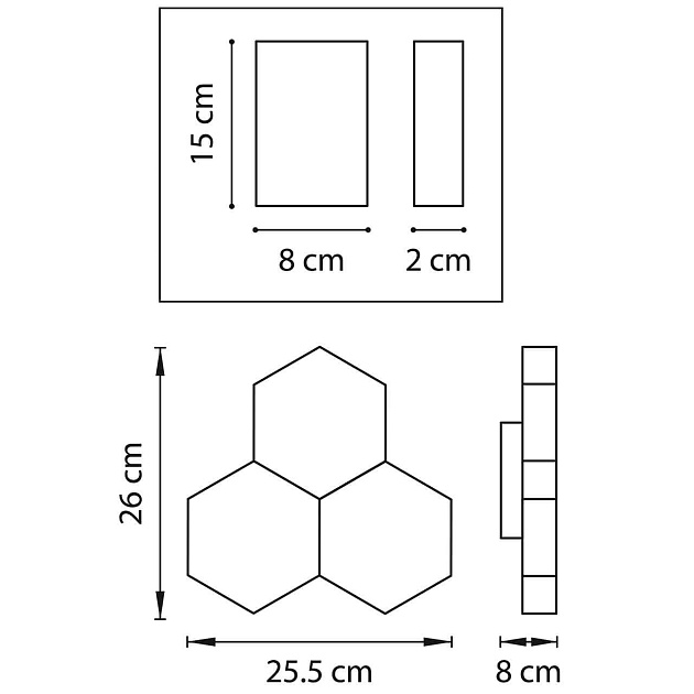 Настенный светодиодный светильник Lightstar Favo 750631 изображение 3 Настенный светодиодный светильник Lightstar Favo 750631 Фото № 3