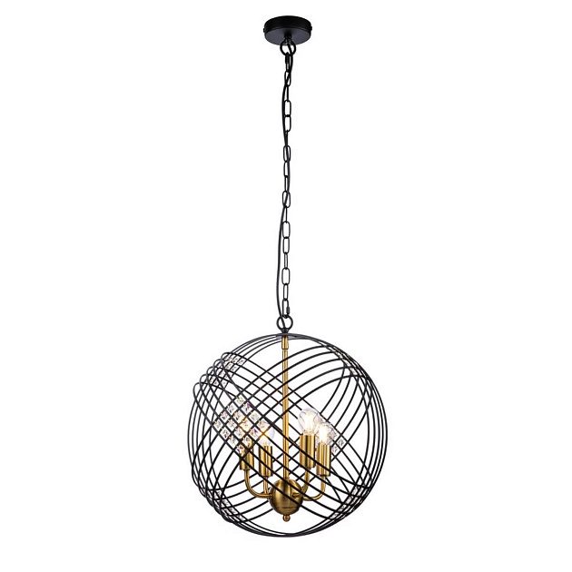 Подвесной светильник Indigo Fresco 10001/4P Black V000102 Фото № 1