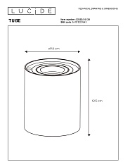 Настольная лампа Lucide Tube 22552/05/30 1