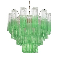 Подвесная люстра Loft IT Murano 10580/600 Clear green 2