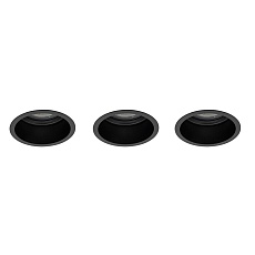 Встраиваемый светильник Nowodvorski Cup 3 Set Black 10794 5