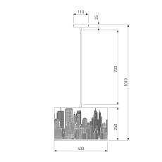 Подвесной светильник Eurosvet 50066/3 белый 1