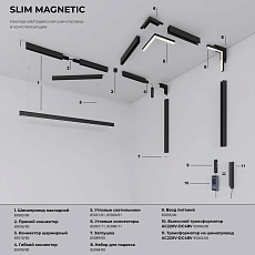 Трековый светодиодный светильник Elektrostandard Slim Magnetic 85000/01 a067372 1