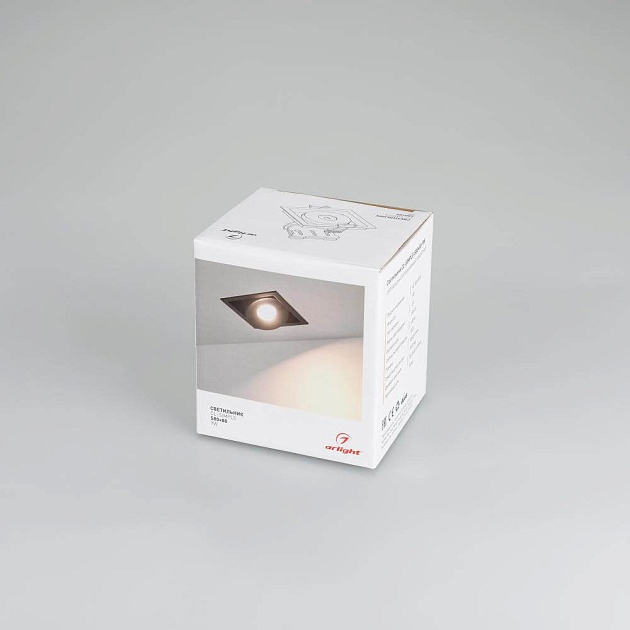 Встраиваемый светодиодный светильник Arlight CL-Simple-S80x80-9W Day4000 028148 фото 6