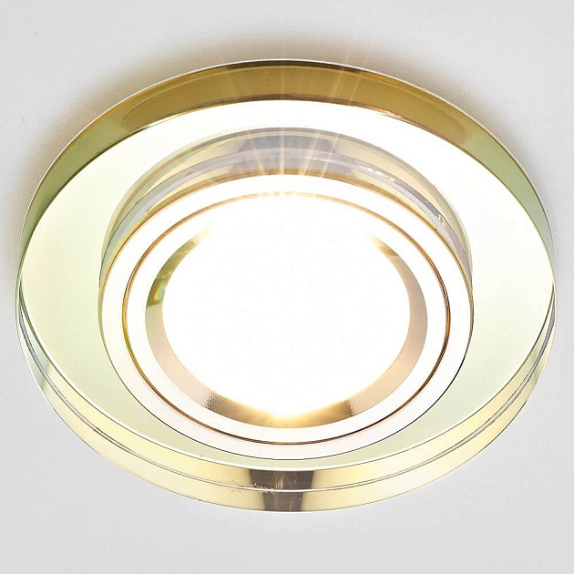 Встраиваемый светильник Ambrella light Classic 8060 Gold изображение 2 Встраиваемый светильник Ambrella light Classic 8060 Gold Фото № 2
