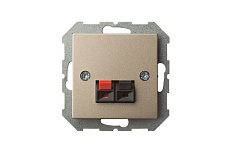 Аудиорозетка Liregus Epsilon шампань 28-324 1