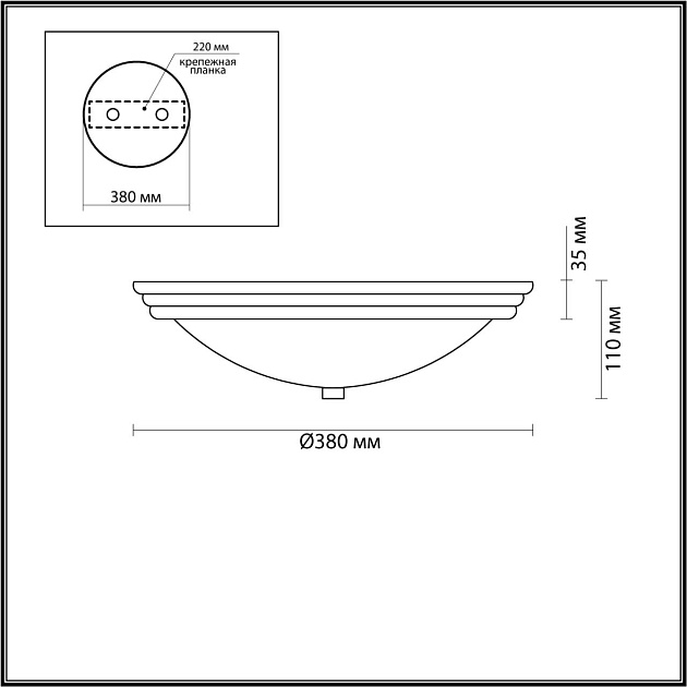 Настенно-потолочный светильник Lumion Vintage Kayla 5262/3C Фото № 6