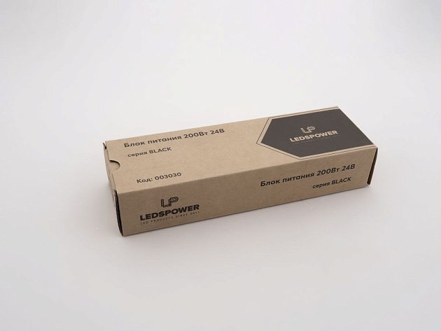 Блок питания LEDS POWER 200Вт 24В BLACK 003030 Фото № 1