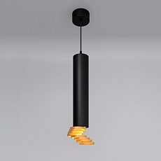 Подвесной светильник Elektrostandard DLN103 GU10 черный/золото a047750 3