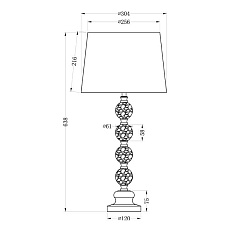 Настольная лампа Garda Decor 22-86642 1