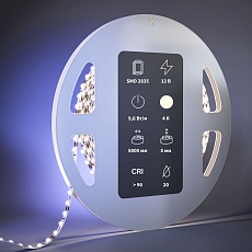 Светодиодная лента Maytoni 9,6W/m 120LED/m 2835SMD дневной белый 5M 201107 1