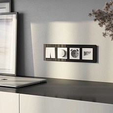 Рамка Werkel Favorit на 4 поста черный W0041108 4690389159954 2