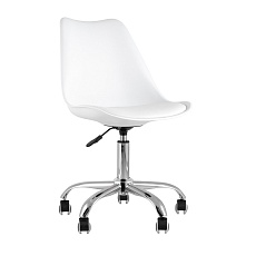 Офисный стул Stool Group BLOK пластиковый белый Y818 white