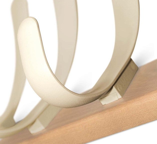 Настенная вешалка Sheffilton SHT-WH22 прозрачный лак/ваниль 4496243001 Фото № 2