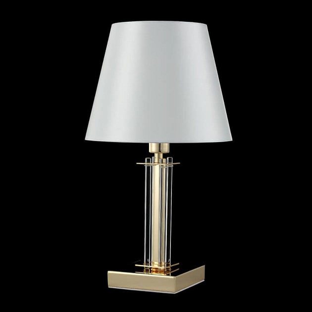 Настольная лампа Crystal Lux Nicolas LG1 Gold/White Фото № 4