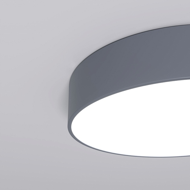 Потолочный светодиодный светильник Eurosvet Entire 90318/1 серый фото 3