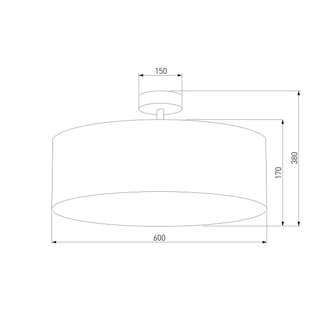 Потолочный светильник TK Lighting 4239 Rondo Graphite Фото № 2