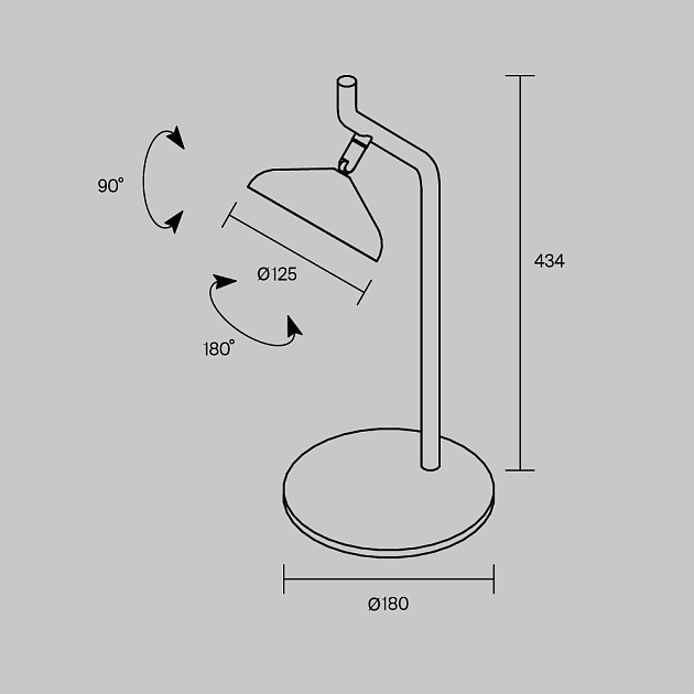 Настольная лампа Maytoni MOD451TL-L8B3K1 изображение 4 Настольная лампа Maytoni MOD451TL-L8B3K1 Фото № 4