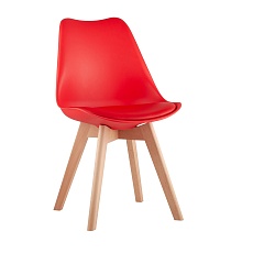 Кухонный стул Stool Group FRANKFURT красный дер. ножки Y863 red