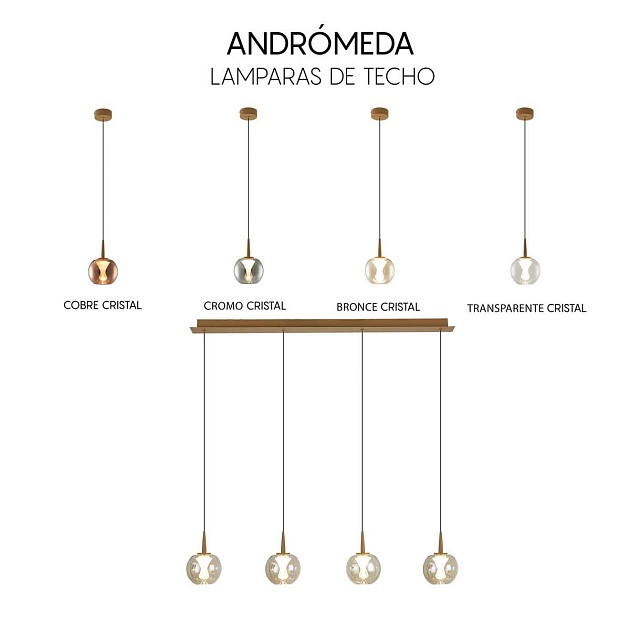Подвесной светильник Mantra ANDROMEDA 9077 Фото № 5
