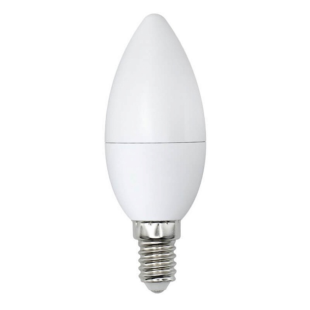 Лампа светодиодная E14 9W 3000K матовая LED-C37-9W/WW/E14/FR/NR UL-00003804 фото 