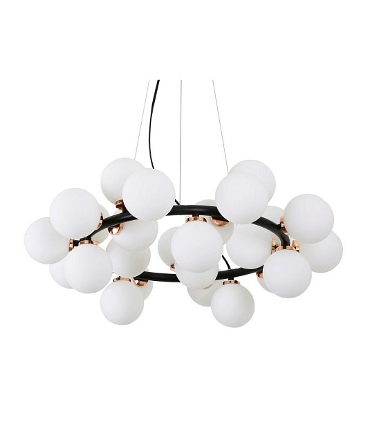 Подвесная люстра Lumina Deco Marsiada LDP 6033-25 BK+GD Фото № 2