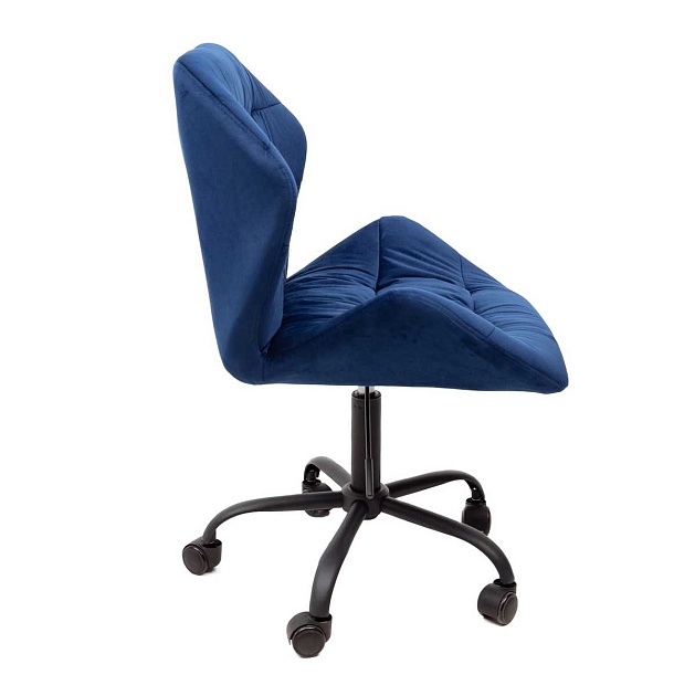 Поворотное кресло AksHome Yukon темно-синий, велюр 81485 изображение 9 Поворотное кресло AksHome Yukon темно-синий, велюр 81485 Фото № 9