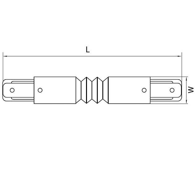 Коннектор гибкий Lightstar Barra 502159 фото 3