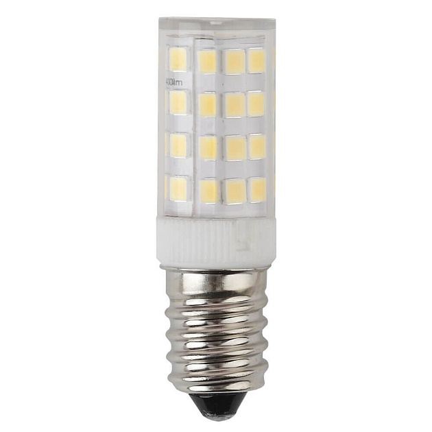 Лампа светодиодная ЭРА E14 5W 2700K прозрачная LED T25-5W-CORN-827-E14 Б0033030 фото 