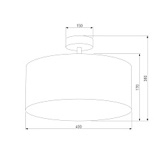 Потолочный светильник TK Lighting 4246 Rondo Black 1