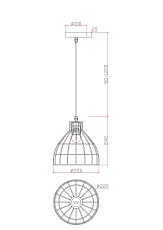 Подвесной светильник Freya Форма / Shape FR5335PL-01B 3