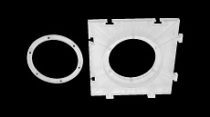 Рамка скрытого монтажа для встраиваемых светильников с наружным D 80-90мм Crystal Lux CLT 099 D80-90 1