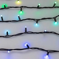 Уличная светодиодная гирлянда Ardecoled нить 24V разноцветная ARD-String-Pro-10000-Black-100Led-Milk-Live RGB-DMX 031754 2